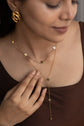 Clover Double Layer  Necklace