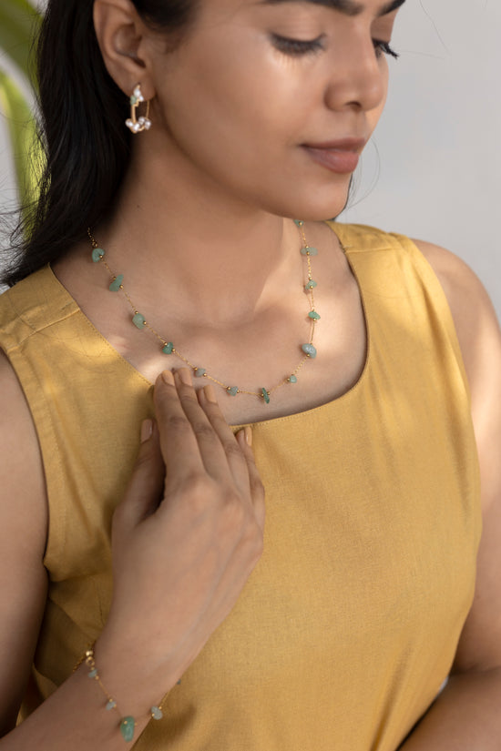 Green Bead Necklace