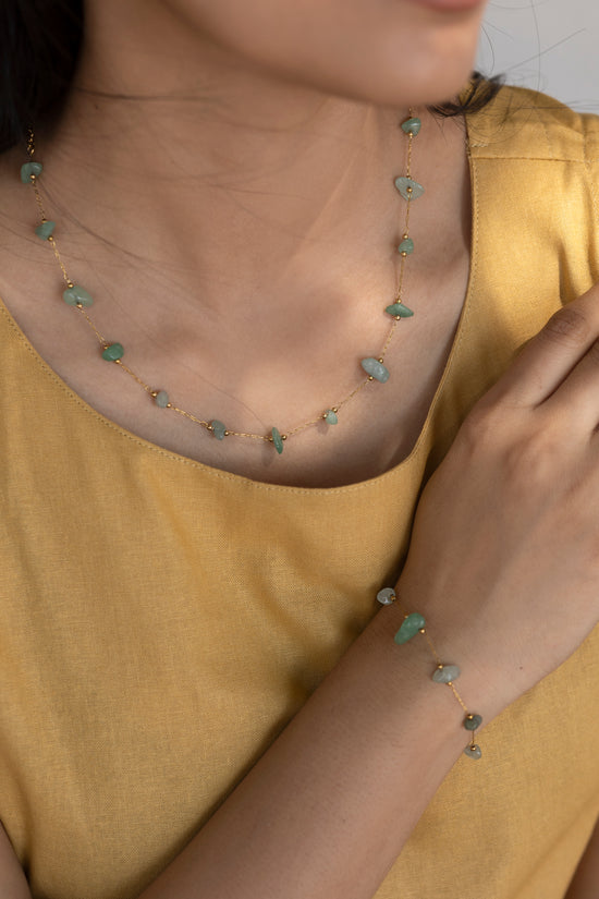 Green Bead Necklace