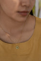 Green Flower  Necklace