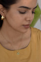 Green Flower  Necklace