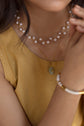 White Enamel  Gold Band Bracelet