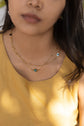 Evil Eye  Double Layer Necklace
