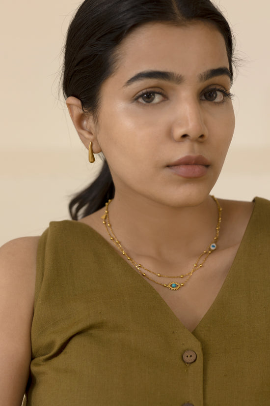 Elongated Tear Drop Earring