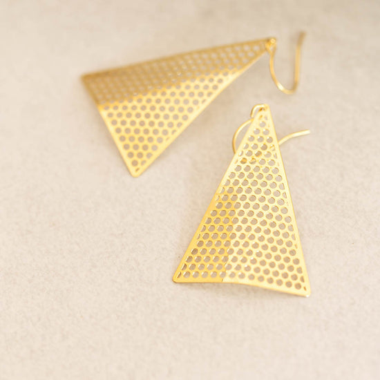 The Dotted Triangle earring