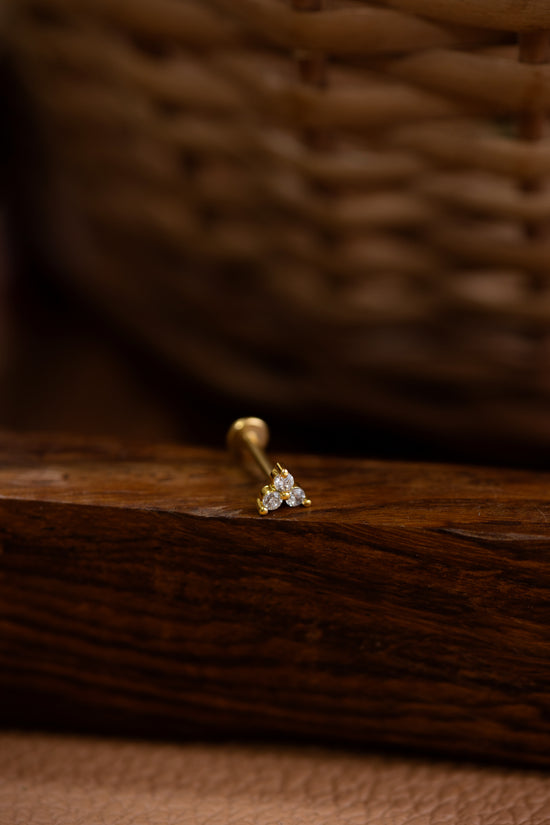 3 Clover Small Earring