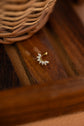 Studded Spike Crescent Earring