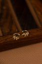 Studded leaf Earcuff