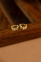 Leaf Vein Studded Earring
