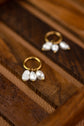 Three Pearl Chunck Earring
