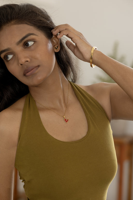 Red Heart Necklace