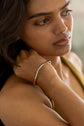Silver Square Bangle