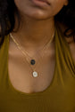 Galaxy Black Enamel Necklace