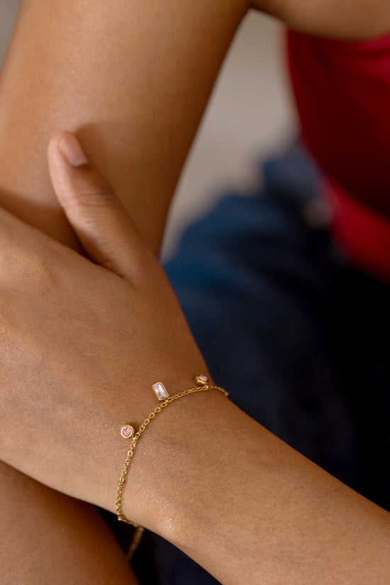 Pink Stone Bracelet