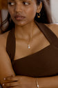 Three Solitaire Necklace