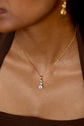 Three Solitaire Necklace