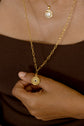 Evil Eye and Linked Chain Necklace
