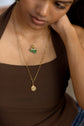 Green Elephant Necklace