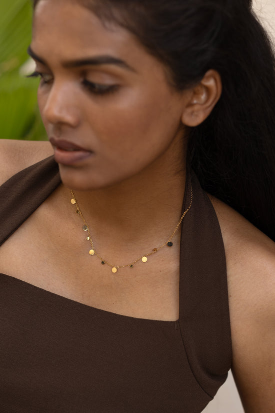 Row of Circles Necklace