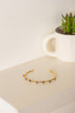 Blue Row of Evil Eye Bracelet