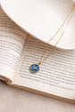 Circled Lapis Lazuli Necklace