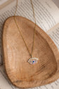 Studded Evil Eye Necklace