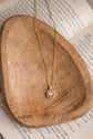 Squared Solitaire Pendant Necklace
