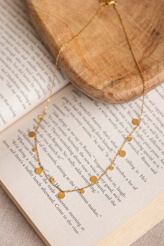 Row of Circles Necklace