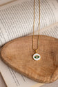 Blue and White Pendant Evil Eye Necklace