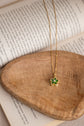 Green Flower Movable Necklace