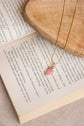 Pink Jade Pendant Necklace
