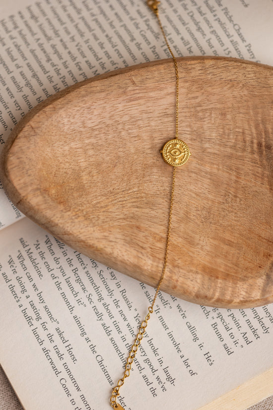 Evil Eye Coin Bracelet