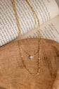 Studded Clover Double Layer Necklace