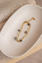 Beaded and Link Chain Bracelet