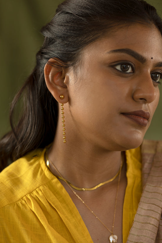 Ball Chain Dangler  Earring
