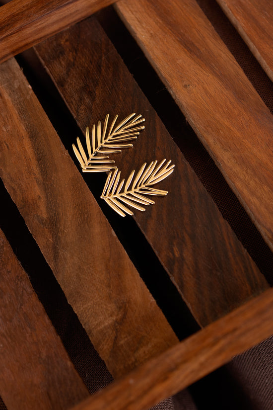 Gold Leaf Earring