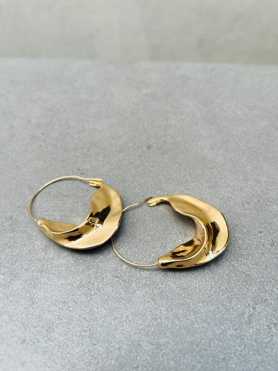 Wavy Tribal Hoop
