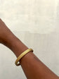 Braided Open Cuff  Bracelet - Gold