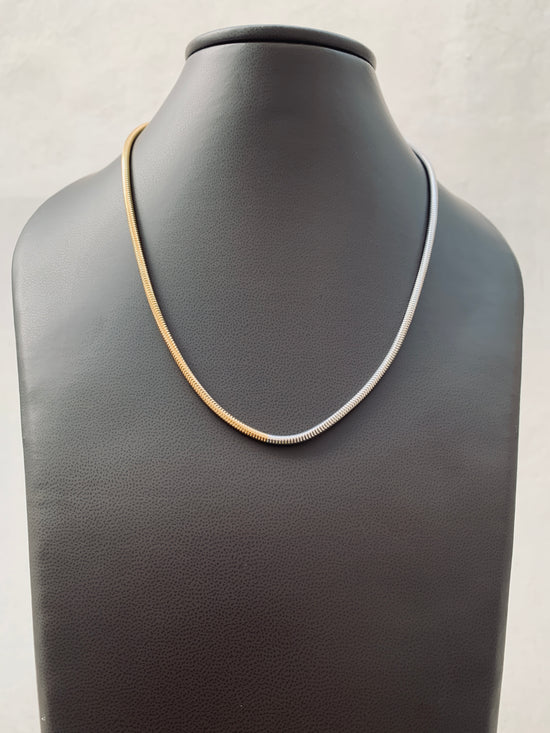 Two tone Thick everyday wear Necklace