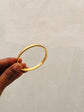 Plain gold tone bracelet