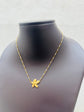 Small Daisy Flower Beaded Necklace