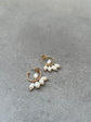 Bunch Pearl Half Hoop Earring