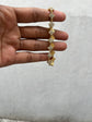 Row Of Studded Clover Bracelet