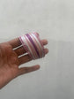 Mauve bracelet with magnetic clasp