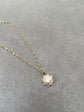 Zircon studded Flower Necklace