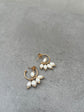 Bunch Pearl Half Hoop Earring