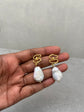 Cloud Pearl Dangler Earring