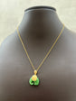 Green Elephant pendant Necklace