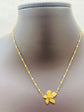 Small Daisy Flower Beaded Necklace