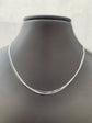 Silver tone Multistrand Everyday Necklace